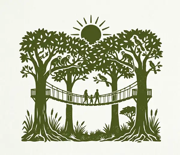 Canopy Treetop Walkway in Lake Manyara