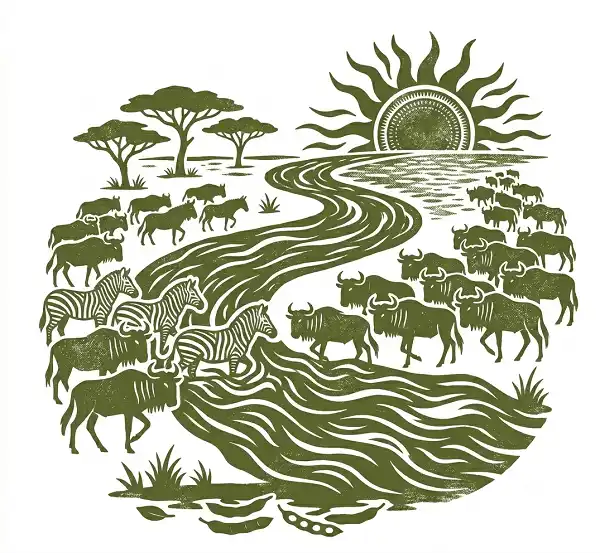 Witness the Great Migration in Serengeti